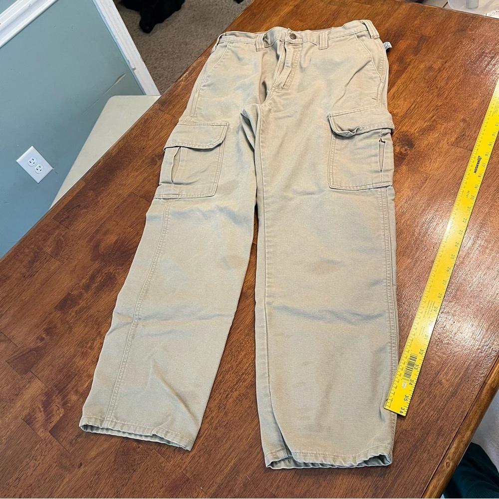 Tyndale Men's Tan Cargo tactical Pants flame resistant size 32x32